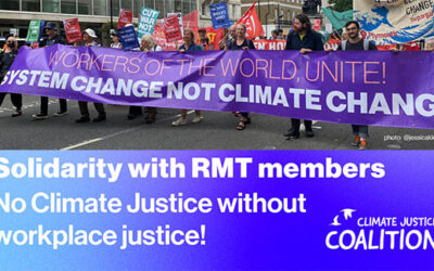No Climate Justice without workplace justice!