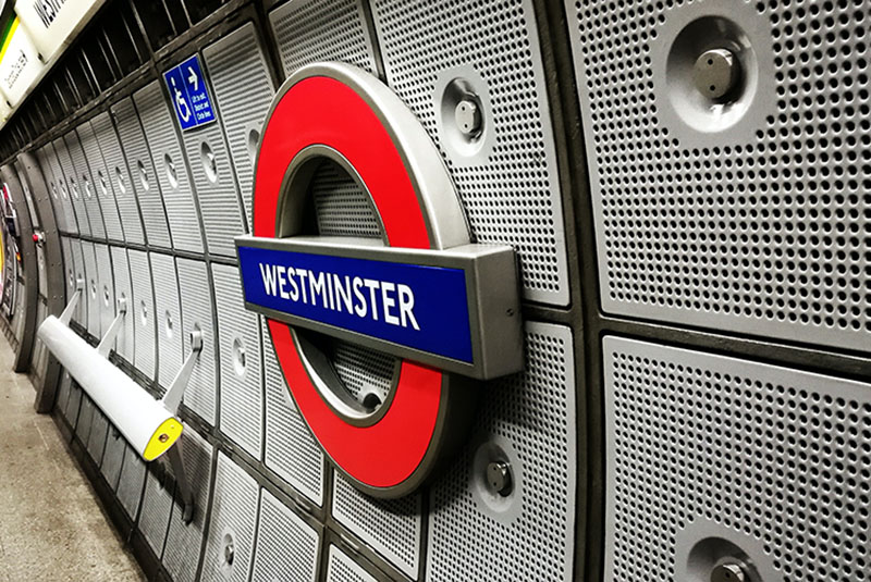 Westminster Tube Station Photo by inspira studio on Unsplash